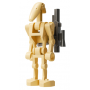 LEGO® Star Wars sw1320 Battle Droid - Tan, Angled Arms, Light Bluish Gray Clip on Back