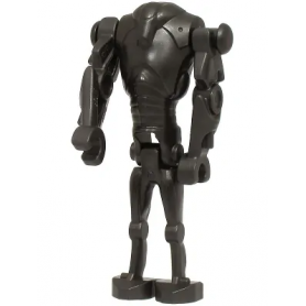LEGO® Star Wars sw1321 Super Battle Droid - Pearl Dark Gray, Narrow Head, Chest Light I