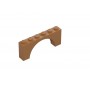 LEGO® DÍLY Kostka s obloukem 1X6X2 Hnědonugátová středně - 15254