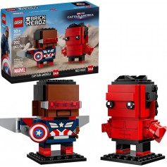 LEGO® 40668 BRICKHEADZ Figurky Kapitána Ameriky a Červeného Hulka