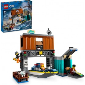 LEGO® 60417 CITY Policejní rychlý motorový člun a úkryt zločinců