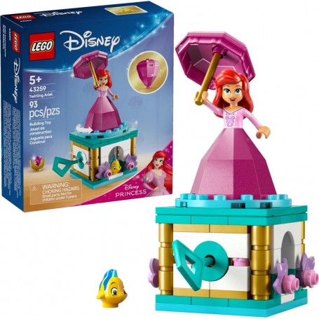 LEGO® 43259 DISNEY™ Točící se Ariel