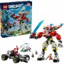 LEGO® 71497 DREANZzz Cooperův tygří robot a Zerův hot rod
