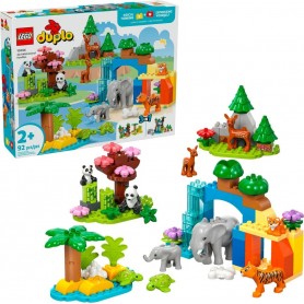 LEGO® 10446 DUPLO Rodinky divokých zvířat 3 v 1
