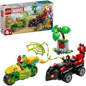 LEGO® 11198 MARVEL Spin, Electro a honička s dinosauřím vozidlem