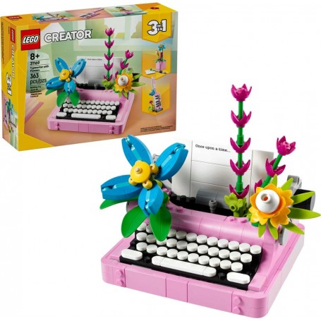 LEGO® 31169 CREATOR Psací stroj s květinami