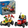 LEGO® 60458 CITY Závodní balíček: Rozvoz pizzy vs. hasičské auto