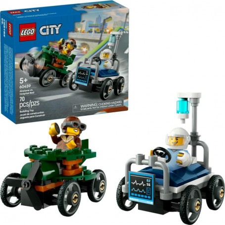 LEGO® 60459 CITY Závodní balíček: Letadlo vs. nemocniční lůžko