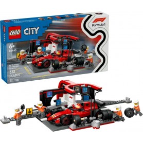 LEGO® 60443 CITY Zastávka v boxech F1® a personál s vozem Ferrari