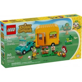 LEGO® 77054 Animal Crossing™ Leif, karavan a zahradnictví