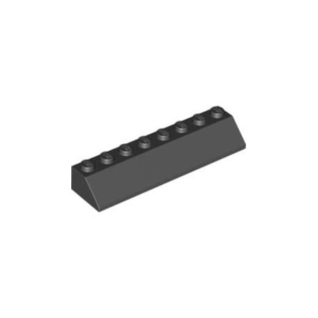 LEGO® DÍLY Střešní kostka 2x8 45 st. šikmá černá - 4445