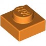 LEGO® CREATOR podložka 1x1 - oranžová