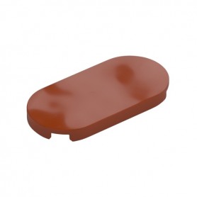 LEGO® CREATOR Podložka oválná 2x4 dark orange (66857)