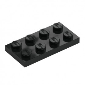LEGO CREATOR Podložka na stavění 2x4 černá (3020)