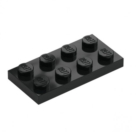 LEGO CREATOR Podložka na stavění 2x4 černá (3020)