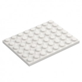 LEGO® CREATOR Podložka na stavění 6x8 bílá (3036)
