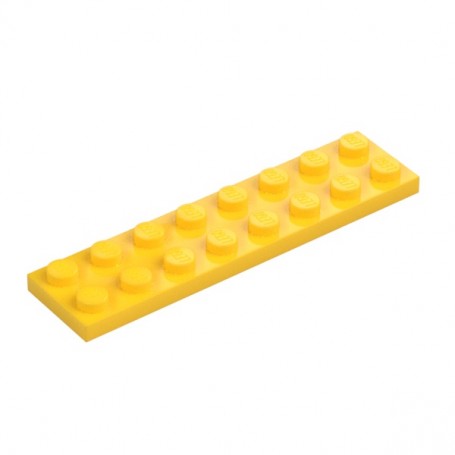 LEGO CREATOR Podložka na stavění 2x8 žlutá (3034)