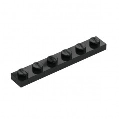 LEGO® CREATOR Podložka na stavění 1x6 černá (3666)