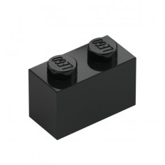 LEGO® DÍLY kostka 1x2 černá (3004)