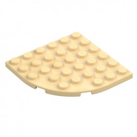 LEGO® CREATOR Podložka na stavění 6x6 BOW písková zakulacená (6003)