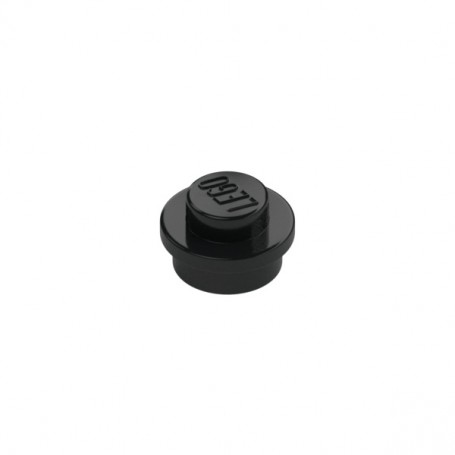 LEGO DÍLY deska kulatá 1x1 černá (6141)
