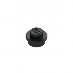 LEGO® DÍLY deska kulatá 1x1 černá (6141)