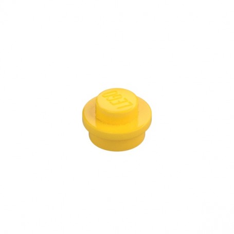 LEGO DÍLY deska kulatá 1x1 žlutá (6141)