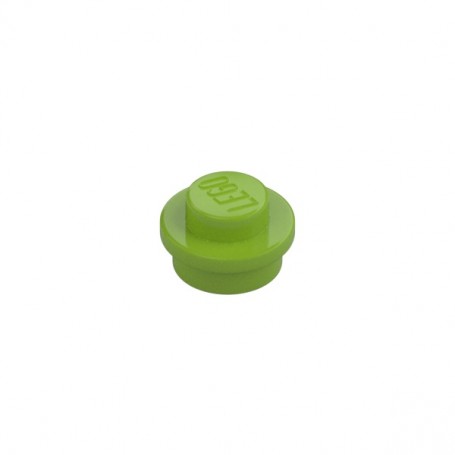 LEGO® DÍLY deska kulatá 1x1 limetová (6141)