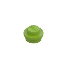 LEGO® DÍLY deska kulatá 1x1 limetová (6141)