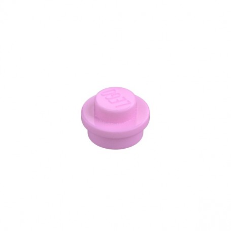 LEGO® DÍLY deska kulatá 1x1 růžová (6141)