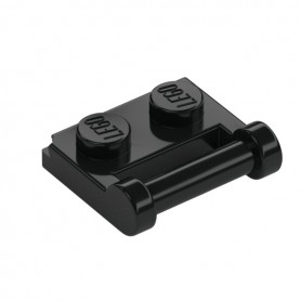 LEGO CREATOR podložka 1x2 s držákem 3.18 černá (48336)