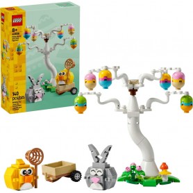 LEGO® 40808 Velikonoční zajíček, kuřátko a sběr vajíček