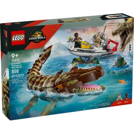 LEGO® 76974 JURASSIC WORLD Mise na sledování raptora a titanosaura