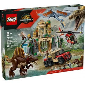 LEGO® 76976 JURASSIC Letecká mise se spinosaurem a quetzalcoatlem