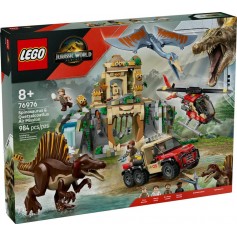 LEGO® 76976 JURASSIC Letecká mise se spinosaurem a quetzalcoatlem