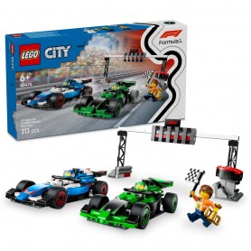 LEGO® 60474 CITY Startovní rošt F1® se závodními vozy VCARB a Sauber