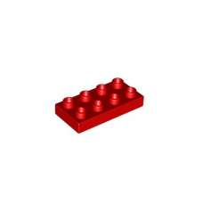LEGO 44524 DUPLO podložka 2x4 červená