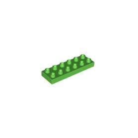 LEGO 44524 DUPLO podložka 2x6 zelená