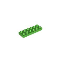 LEGO 44524 DUPLO podložka 2x6 zelená