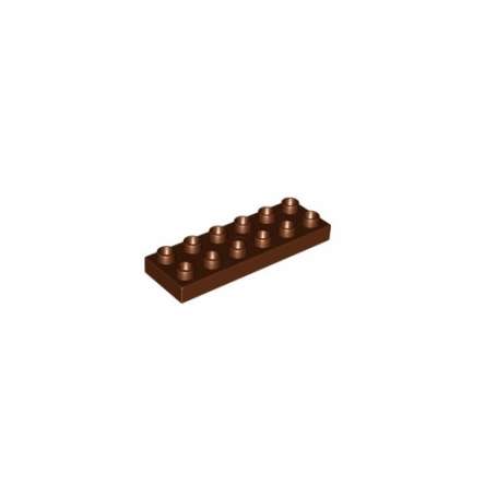 LEGO 44524 DUPLO podložka 2x6 hnědá