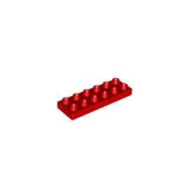 LEGO 44524 DUPLO podložka 2x6 červená