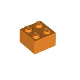 LEGO DÍLY kostka 2x2 oranžová (3003)