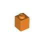 LEGO DÍLY kostka 1x1 oranžová (3005)