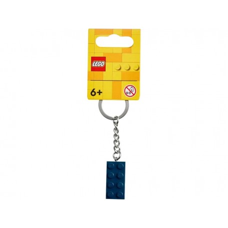 LEGO® 854237 Přívěšek na klíče – Modrá kostka 2x4