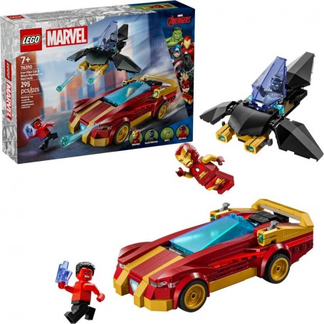 LEGO® 76310 MARVEL Iron Manovo auto a Black Panther vs. Red Hulk