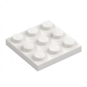 LEGO® DÍLY podložka 3x3 bílá 11212