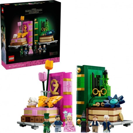 LEGO® 75691 DISNEY™ Knižní zarážky: Glinda a Elphaba