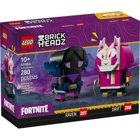LEGO® 40884 BRICKHEADZ Fortnite: Drift a Raven