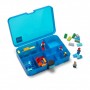 LEGO® ICONIC STORAGE BOX úložný box s přihrádkami - modrá