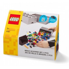 LEGO® Sada lopatek s rozdělovačem šedá/černá